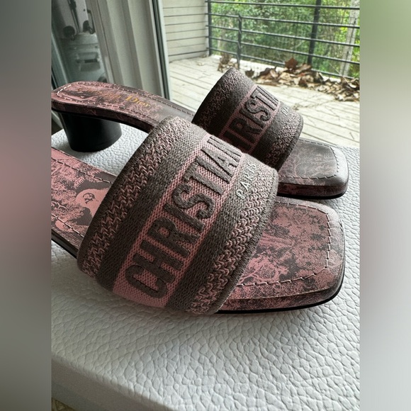 Dway Heeled Slide Dior Sandal - Picture 9 of 16